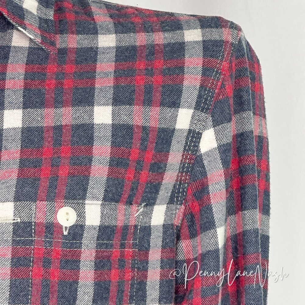 Gap Men's Long Sleeves Plaid Flannel Button Down Shirt Small S - Picture 7 of 11